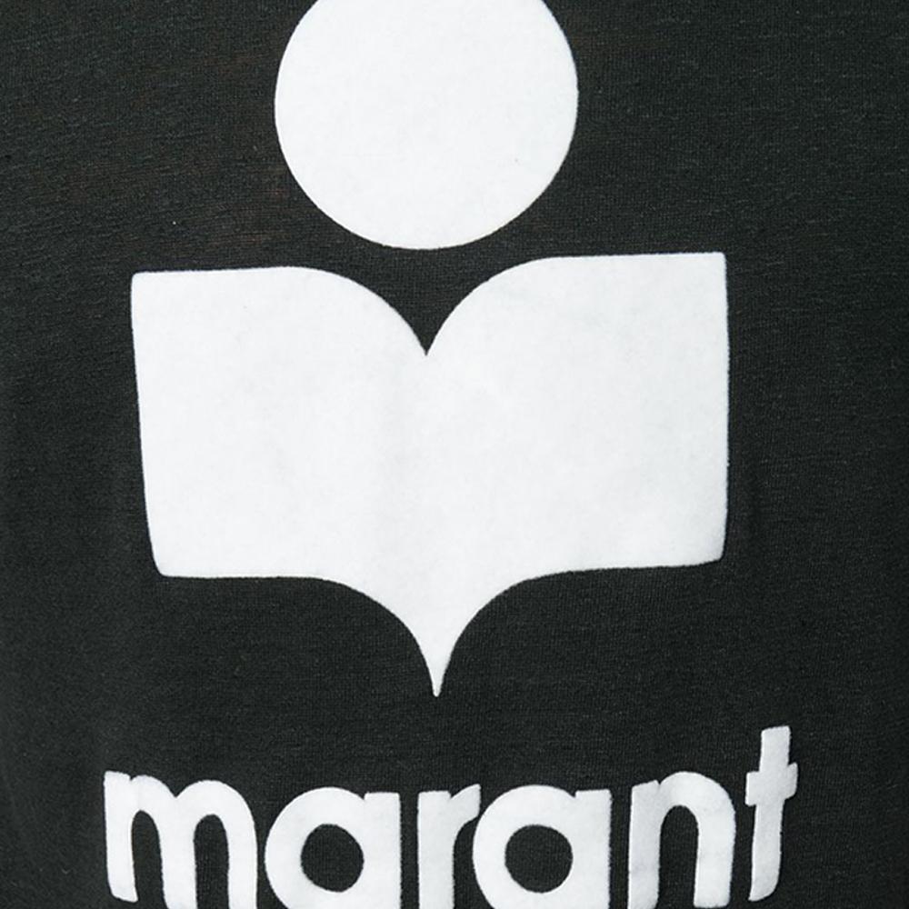 Isabel Marant KARMAN Linen T-Shirt Black Men’s