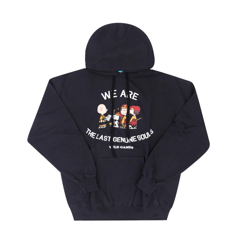 Wild Donkey Vintage Black Peanuts Souls Winter Game Men’s Hoodie