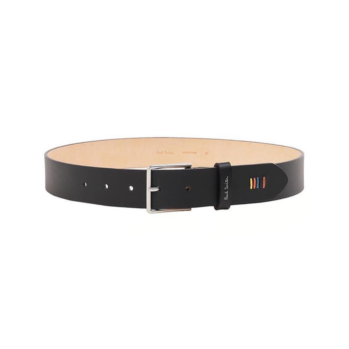 Paul Smith Men’s Stripe Stitch Leather Belt 7946 NSTITC 79A