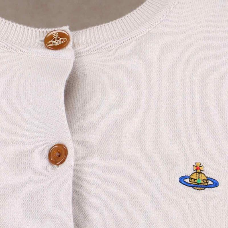 Vivienne Westwood Bea Crop Cardigan Cream Women’s Knit