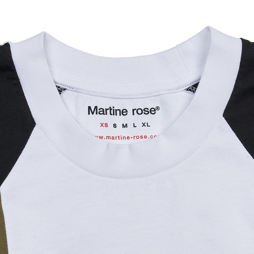 MARTINE ROSE Women’s Reduced Panel T-Shirt 652JE01000D WHT