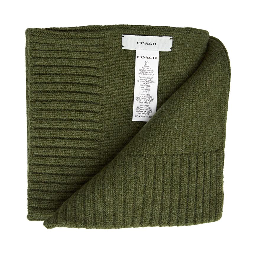 Coach Unisex Wool Scarf CCL86 OLV