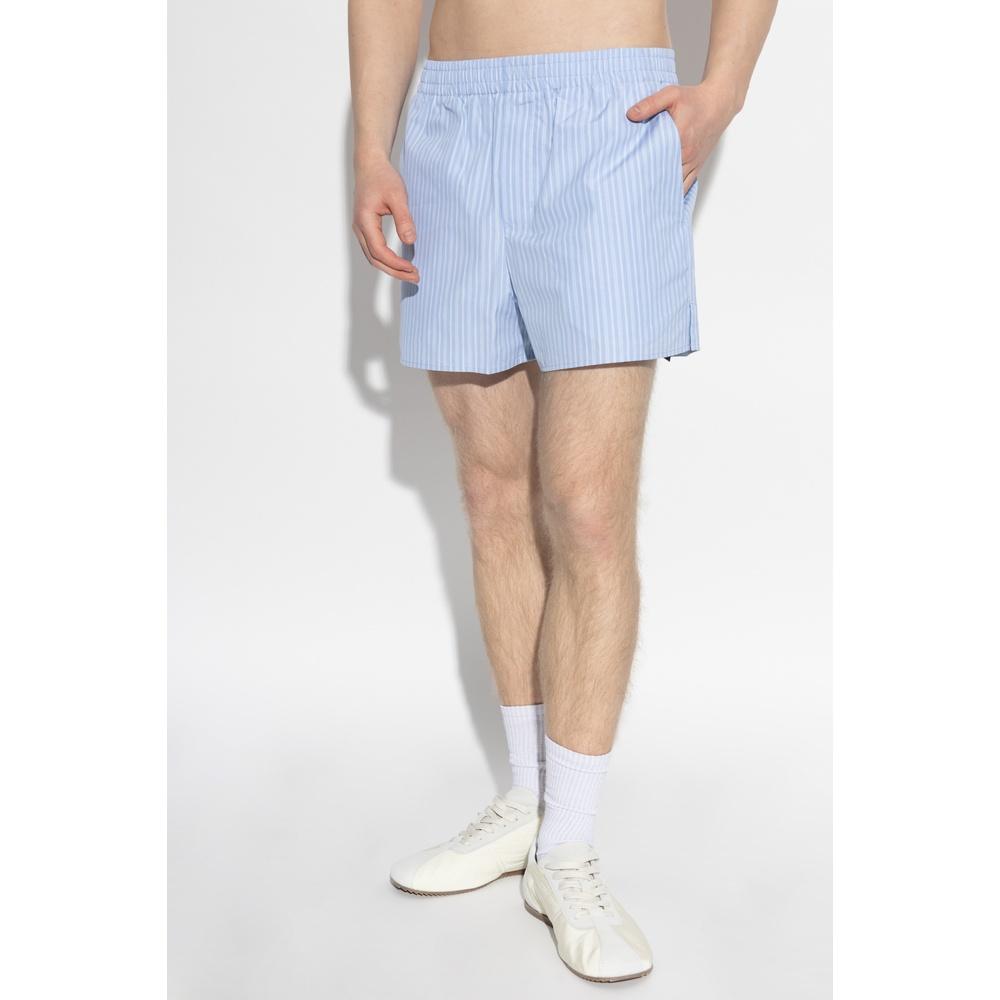 AMI Unisex Striped Shorts