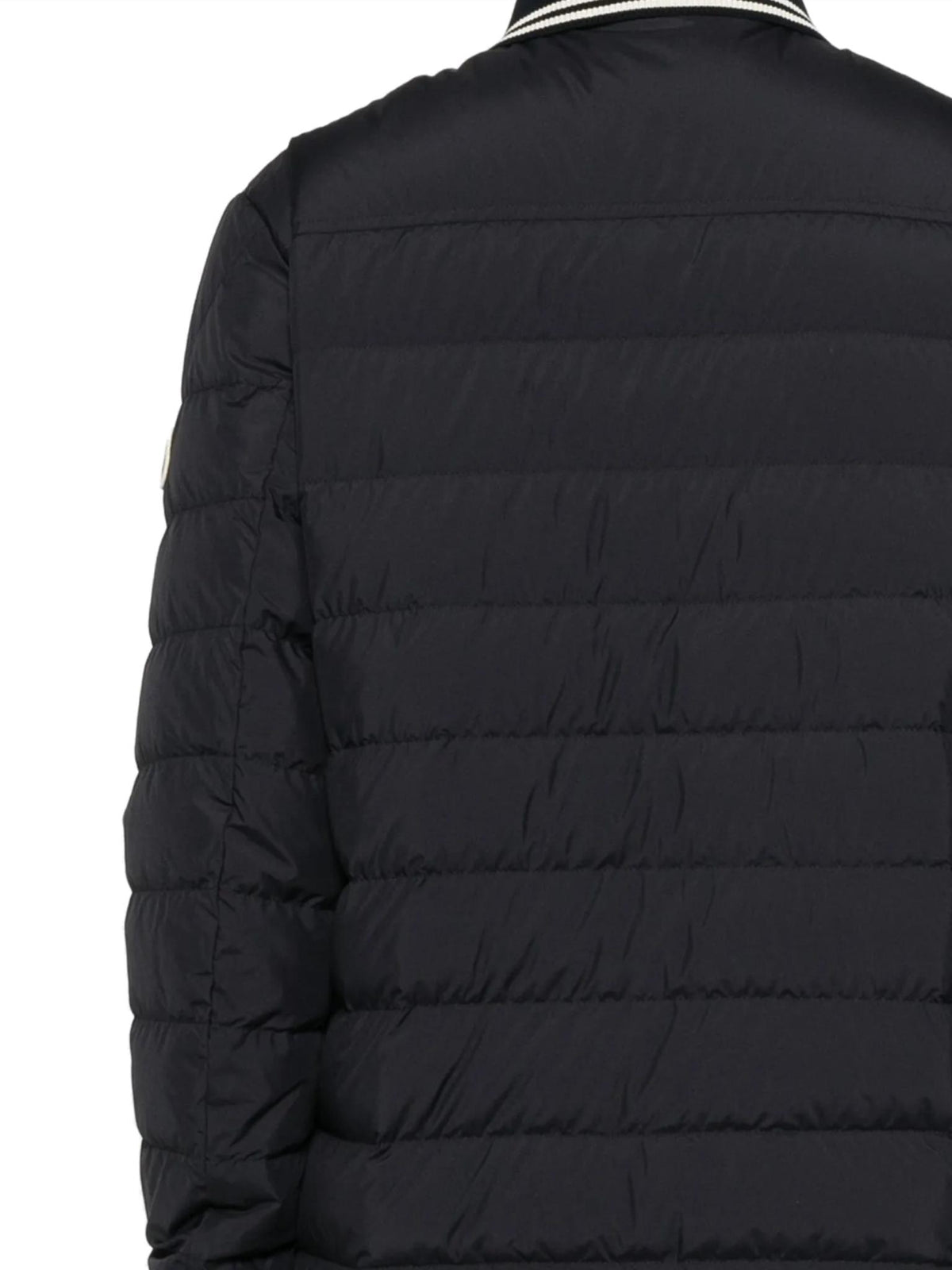 Moncler Casual Zip Jacket Men’s Navy Nylon Outerwear