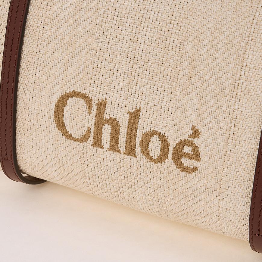 Chloe Women Raffia Keri Shoulder Bag