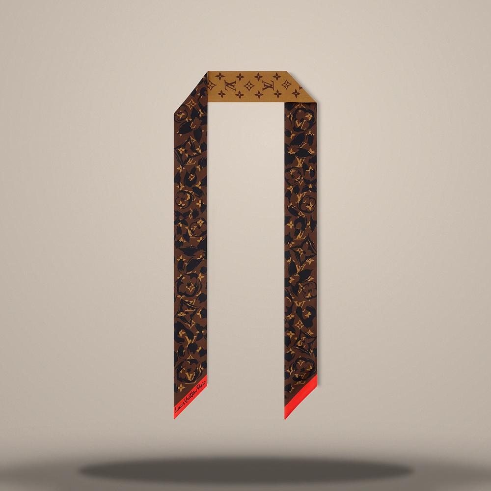 Louis Vuitton Safari BB Bandeau Scarf Brown M97877