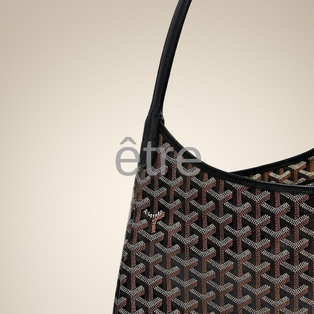 GOYARD Boheme Black Leather Tote Bag for Women