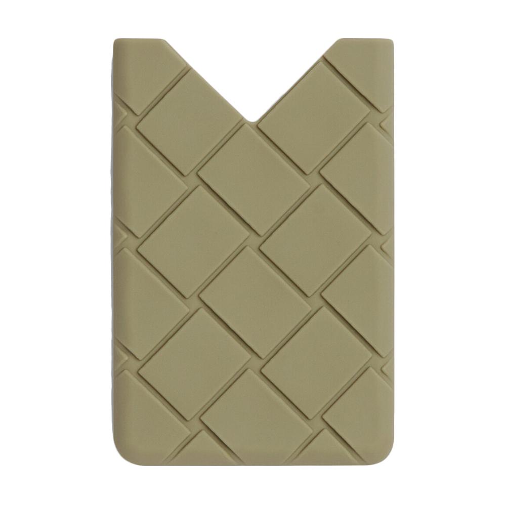 Bottega Veneta Intrecciato Leather Card Case Green Cardholder