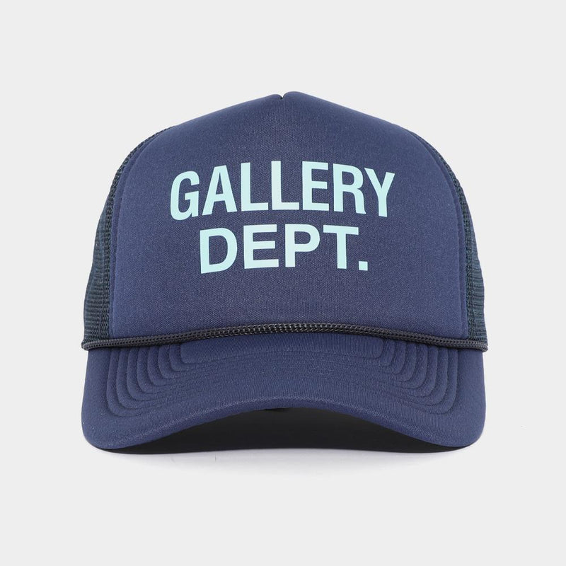 GALLERY DEPT. GD Logo Trucker Mesh Men’s Cap Navy TC 9100 DNAV