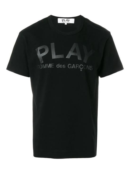 Comme des Garcons Logo Black Short Sleeve T-Shirt AX T188 051 1