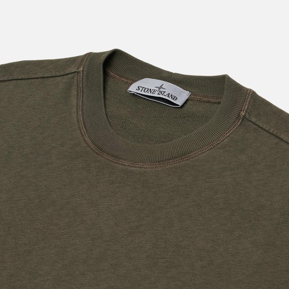 STONE ISLAND Malfile Fleece Crewneck Sweatshirt Men V0154