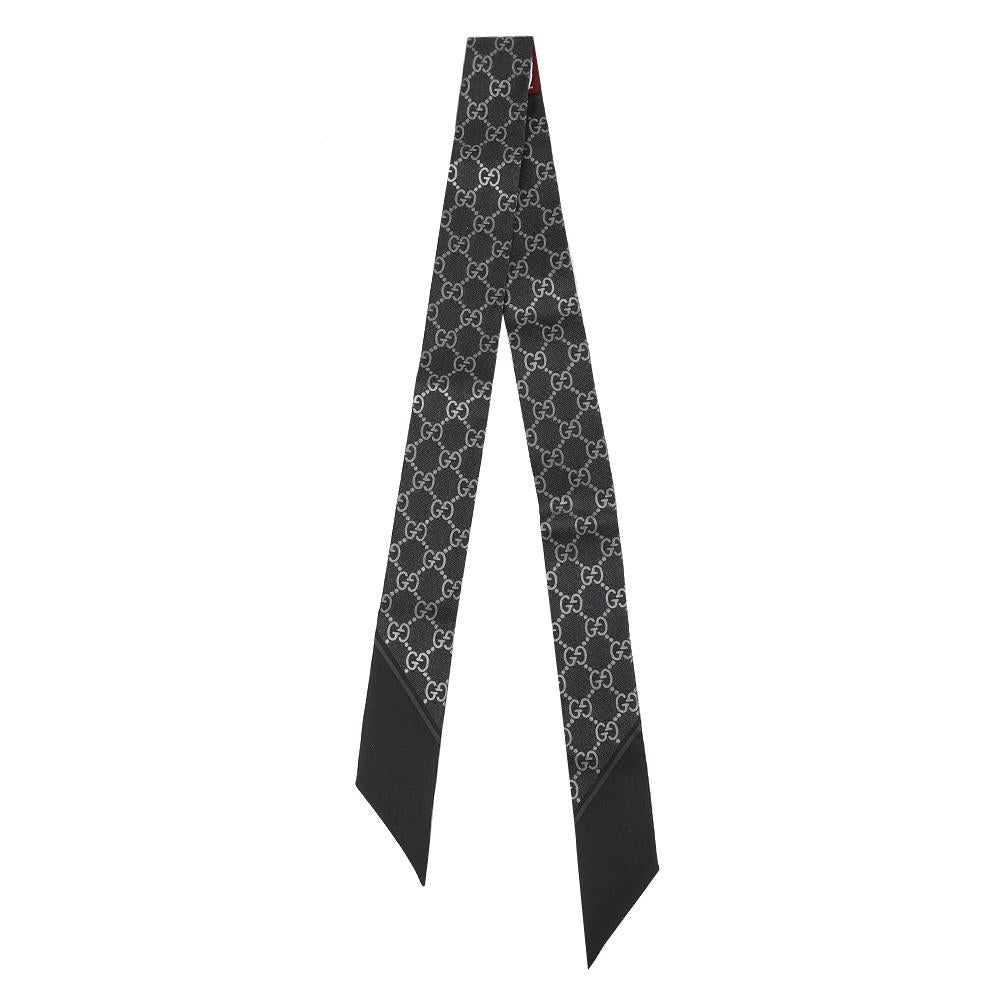 GUCCI Printed Silk Ribbon Scarf 812250 3G001 1060