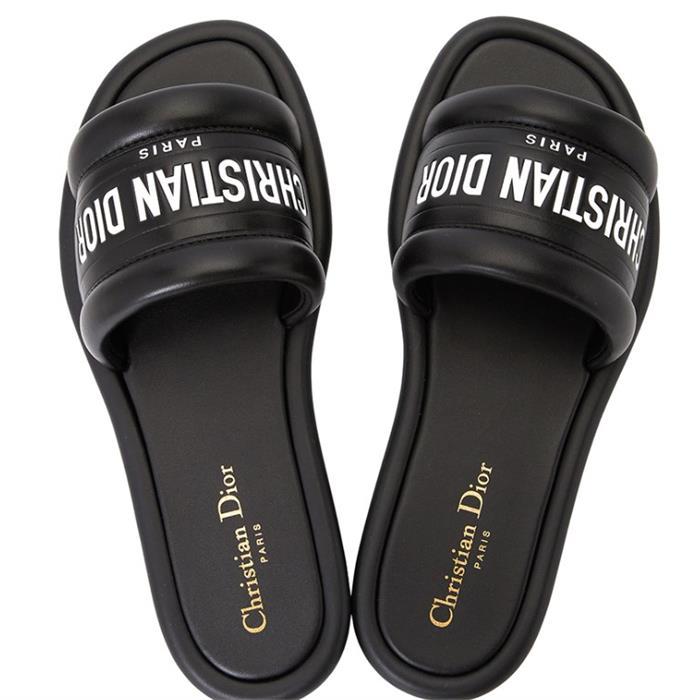 DIOR Christian Dior Logo Mule Slide Sandals for Women KCQ861LBO
