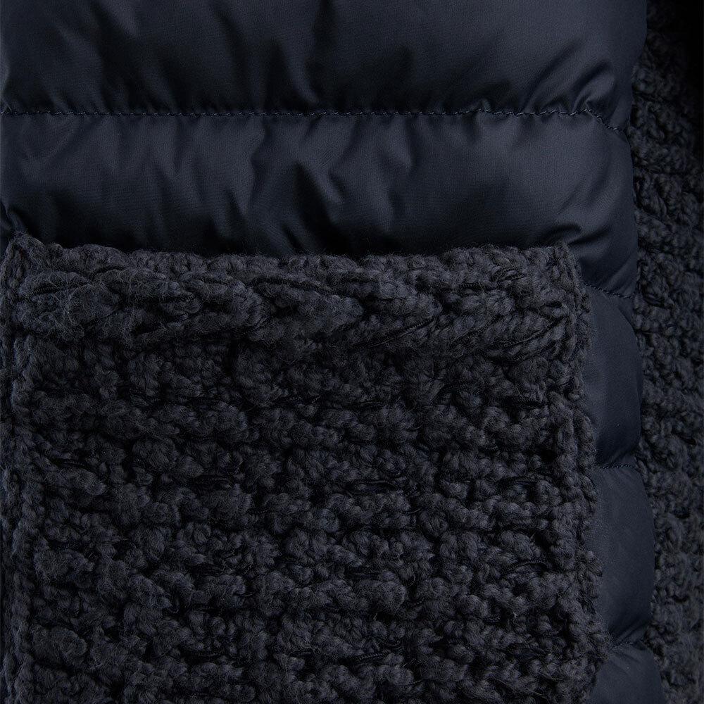 Moncler Women’s Padded Zip-Up Cardigan Navy Knit