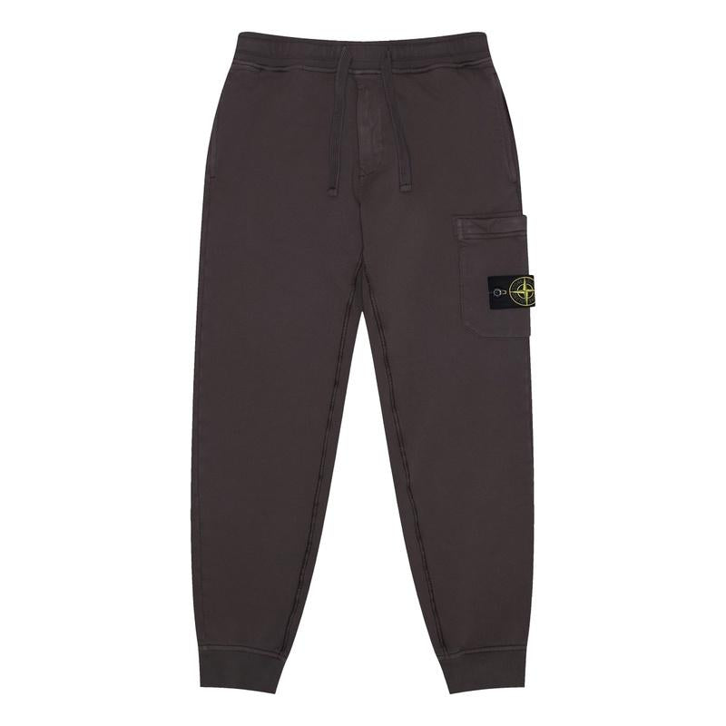 STONE ISLAND Organic Cotton Fleece Men's Jogger Pants