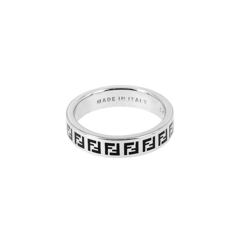 FENDI Forever FF Logo Ring for Men 7AK016 B09 F0VD1