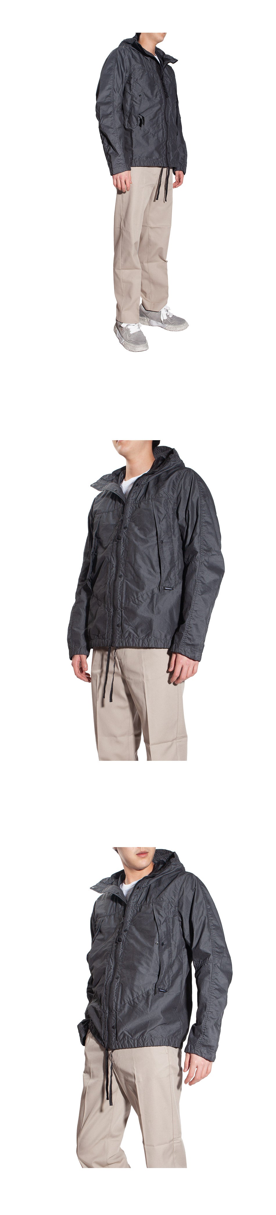 NemeN Men's Garment-Dyed Tyvek Jacket NMN I22248 111