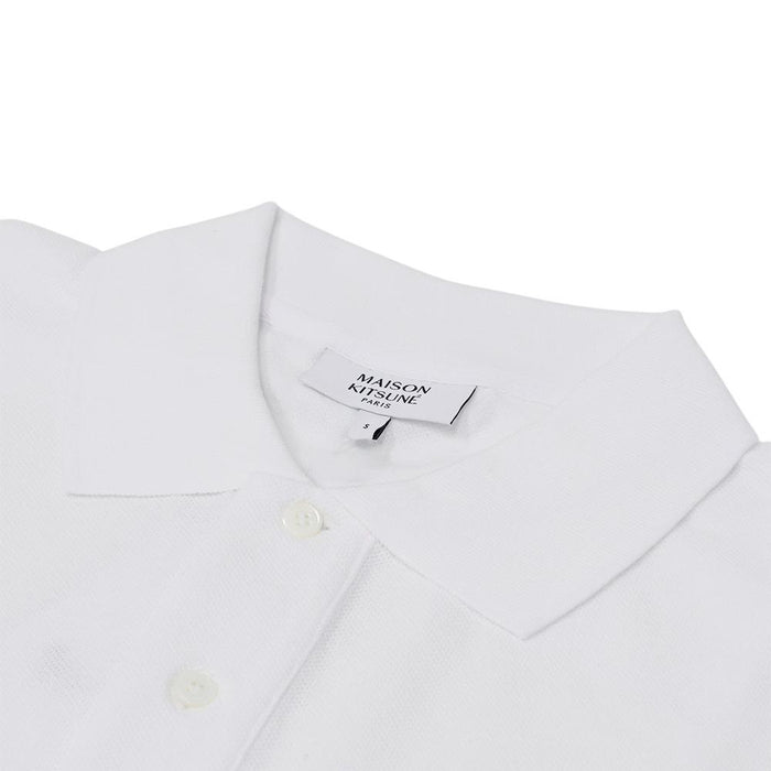 Maison Kitsune Fox Head Men’s Short Sleeve Polo Shirt
