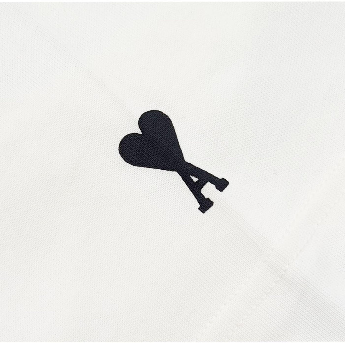 AMI Paris Line Logo Oversized Short Sleeve T-Shirt