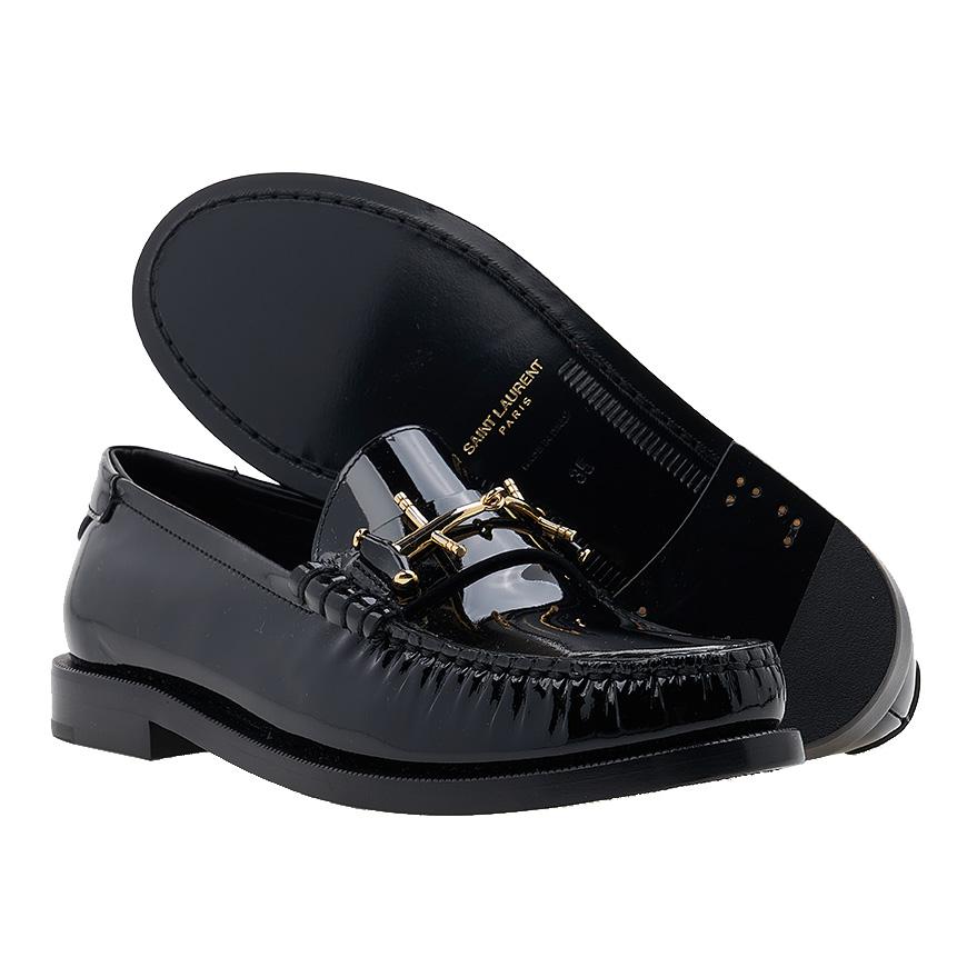 Saint Laurent Women’s Patent Leather Loafers 743774 AAB3B 1000 1