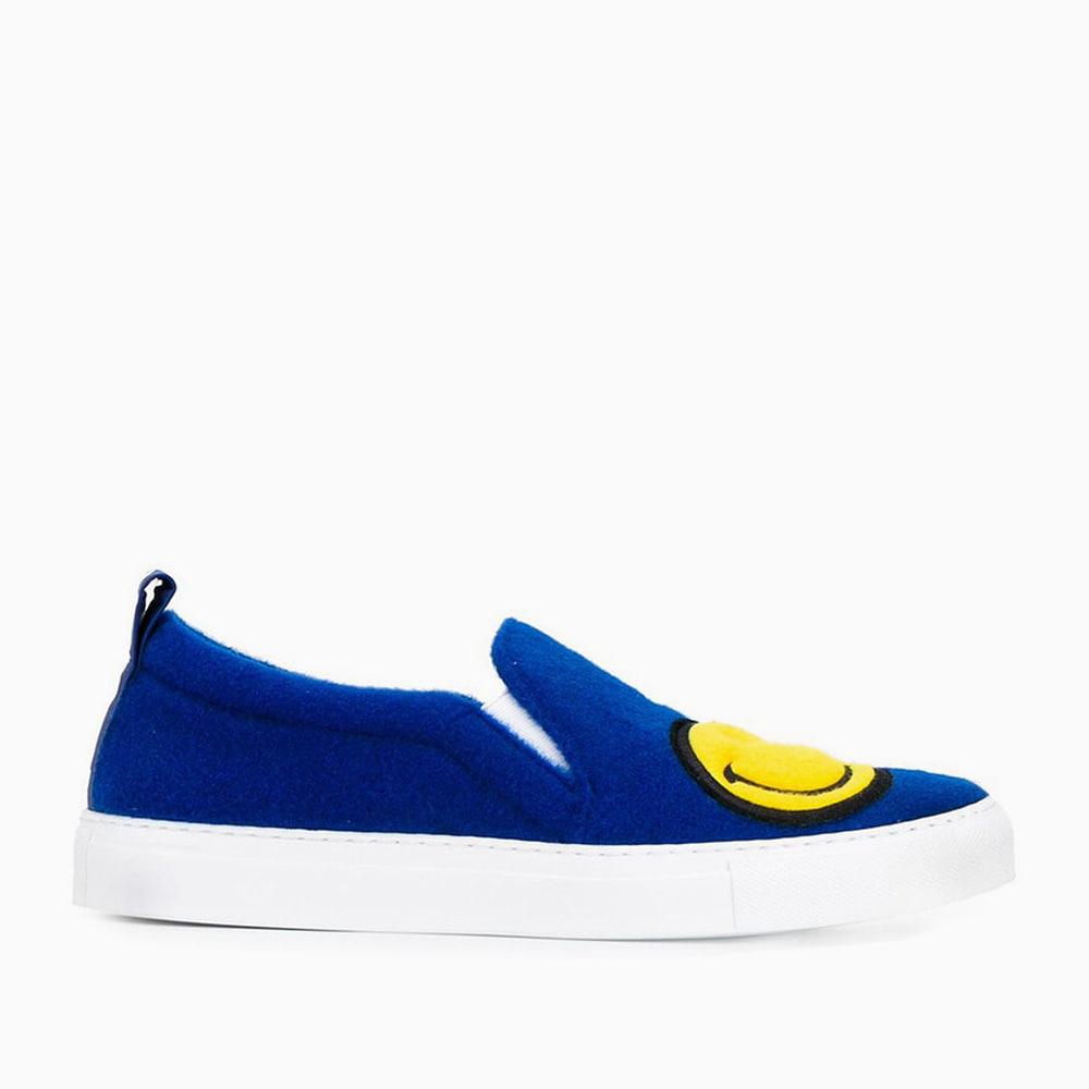 joshua sanders Blue Smile Slip-On Sneakers 10048