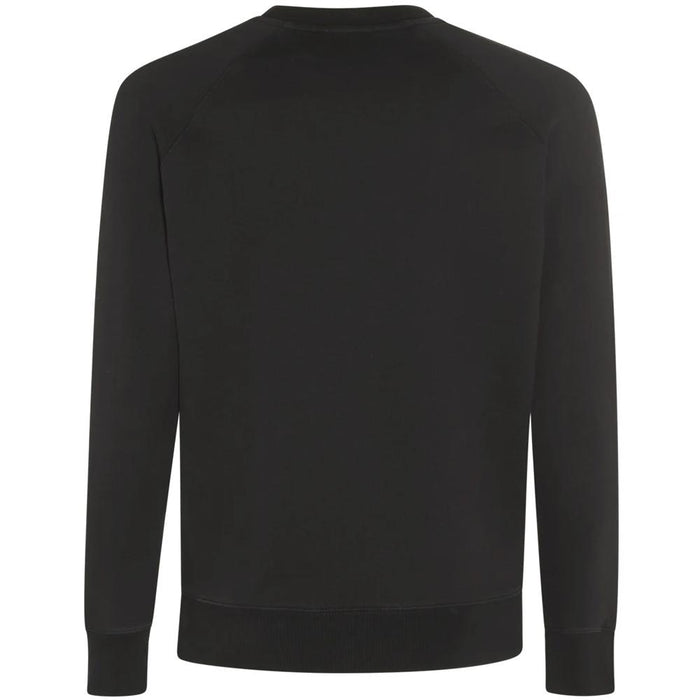Maison Kitsune Black Dressed Fox Logo Sweatshirt KM00304KM0001 P199