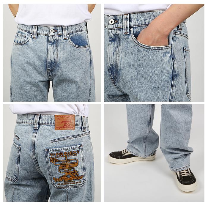 Y PROJECT Marie Denim Jeans for Men JEAN44S24 LIGHT ICE