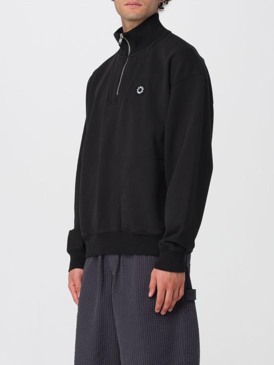 KENZO Black Long Sleeve Sweatshirt for Men FF55SW2414MC99J
