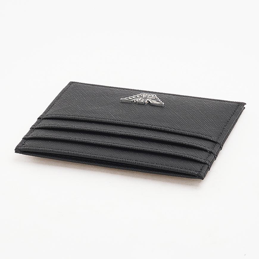 Emporio Armani Men’s Logo Leather Card Holder Wallet Navy