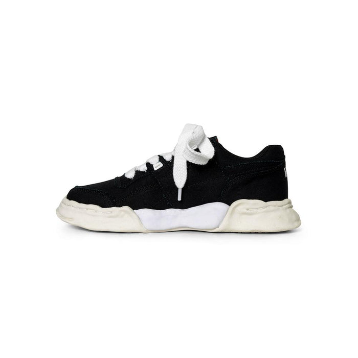Maison Mihara Yasuhiro Black Parker Sole Canvas Low-Top Sneakers