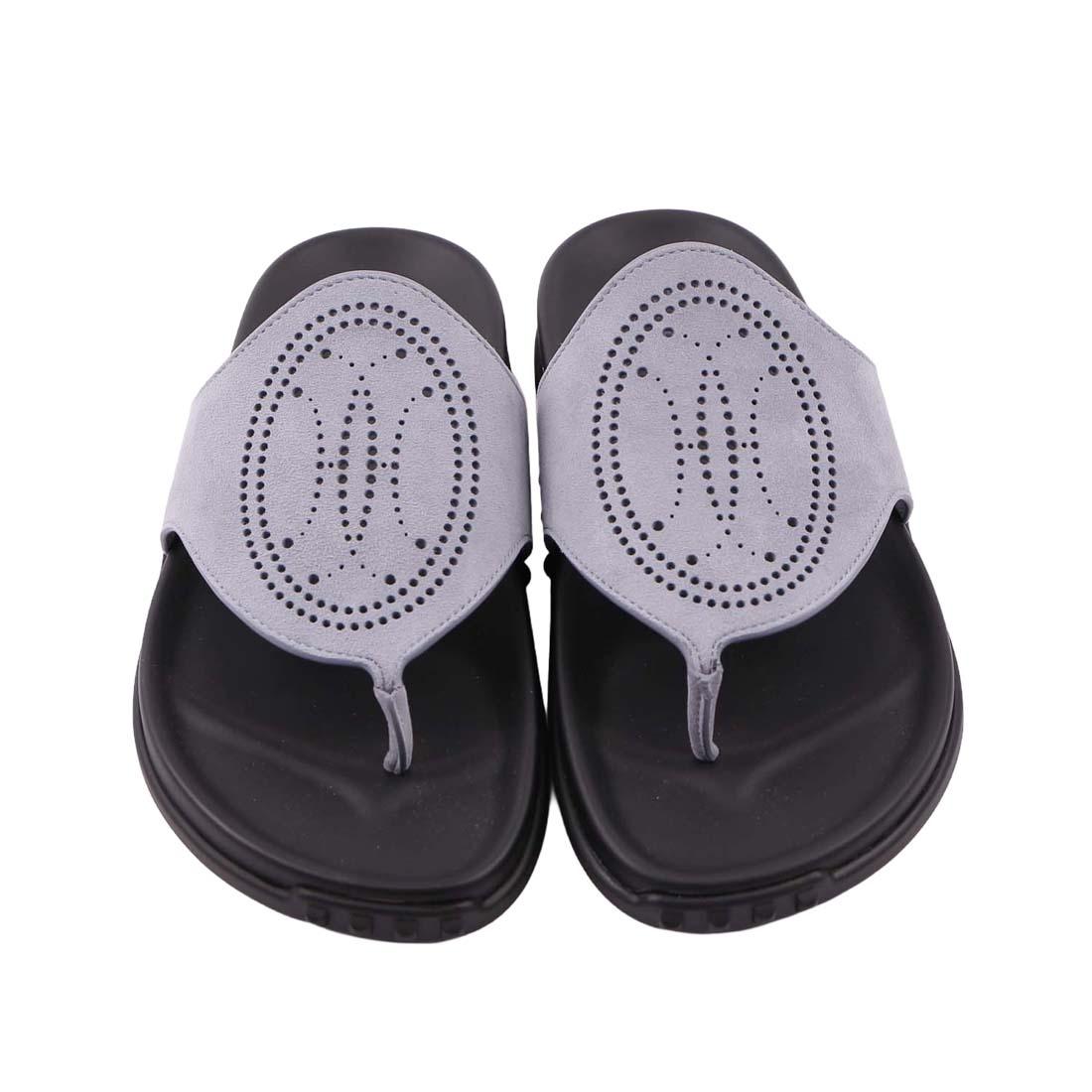 HERMES Blue Natura Slide Sandals Women’s Slippers