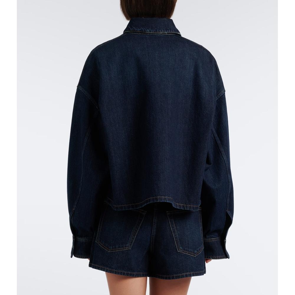 PRADA Women’s Denim Shirt Jacket Black