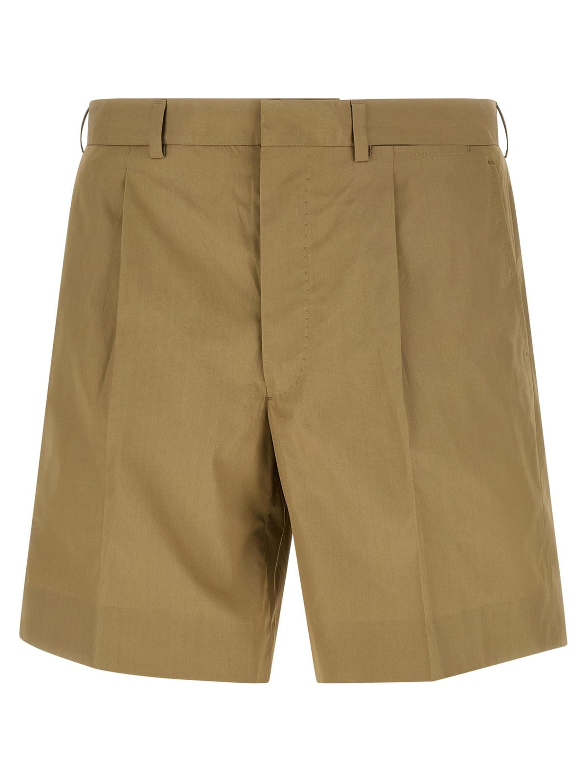 PRADA Black Nylon Drawstring Shorts for Men