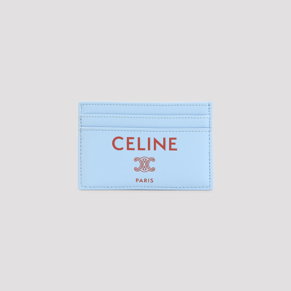 CELINE Leather Card Holder Wallet