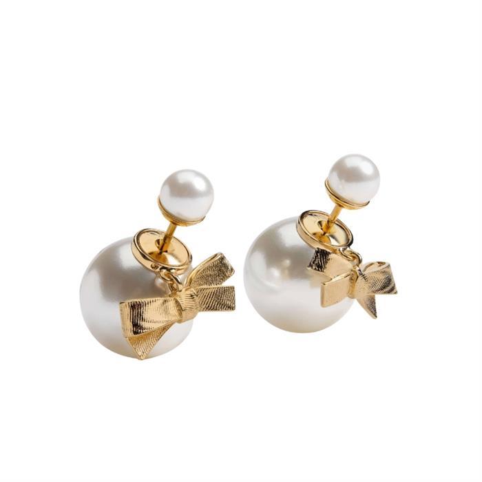 DIOR Tribales Pearl and Crystal Earrings