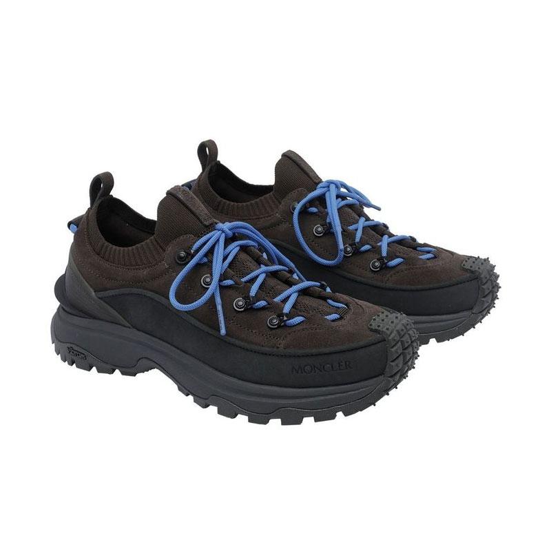 Moncler Trailgrip Lite 3 Suede Low-Top Sneakers Light Brown