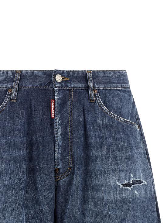 Dsquared2 Denim Short Pants Men’s Shorts S71MU0885 S30341 470 BLUE DOM