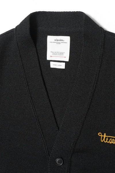Visvim Men’s Knit Cardigan 0126105012002 BLACK DOM