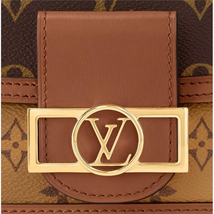 Louis Vuitton Dauphine East-West Leather Shoulder Bag