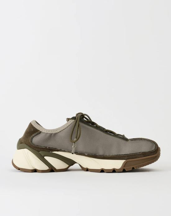 OUR LEGACY White Leather Low-Top Sneakers A2267KS SILVERGREEN CHROMATIC DOM
