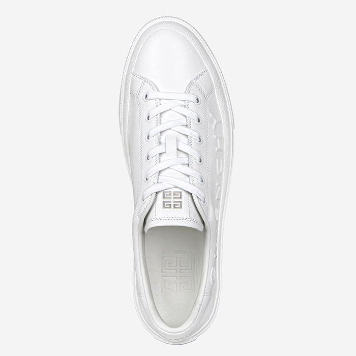 GIVENCHY City Sports Men's Low-Top Sneakers White Leather