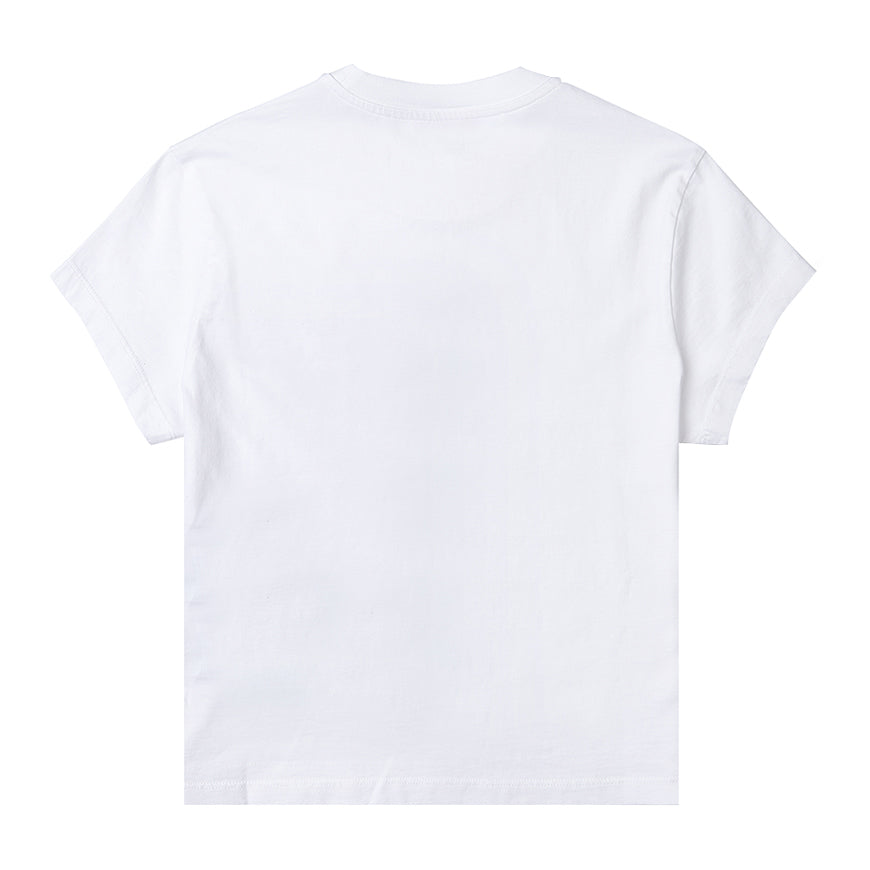 OFF WHITE Heart Logo Print Short Sleeve T-Shirt White