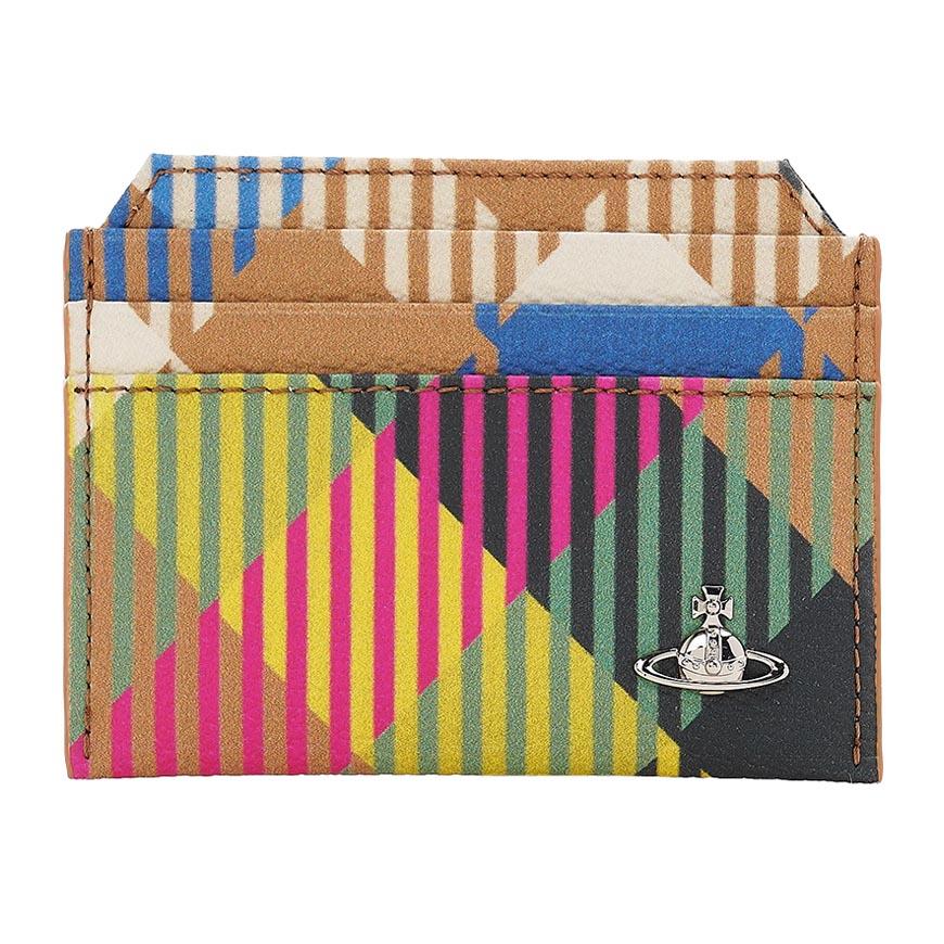 Vivienne Westwood Women’s Slim Card Holder Green Leather