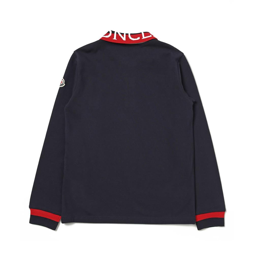 Moncler Kids Women’s Logo Polo T-Shirt 8B000 06 8496W 778
