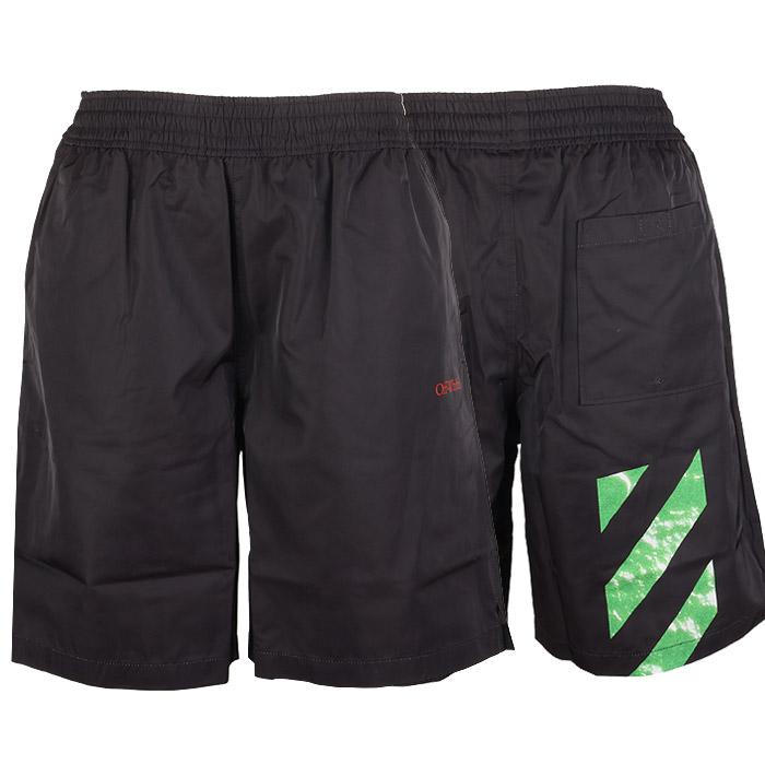 OFF WHITE Black Surfer Swim Shorts Men’s