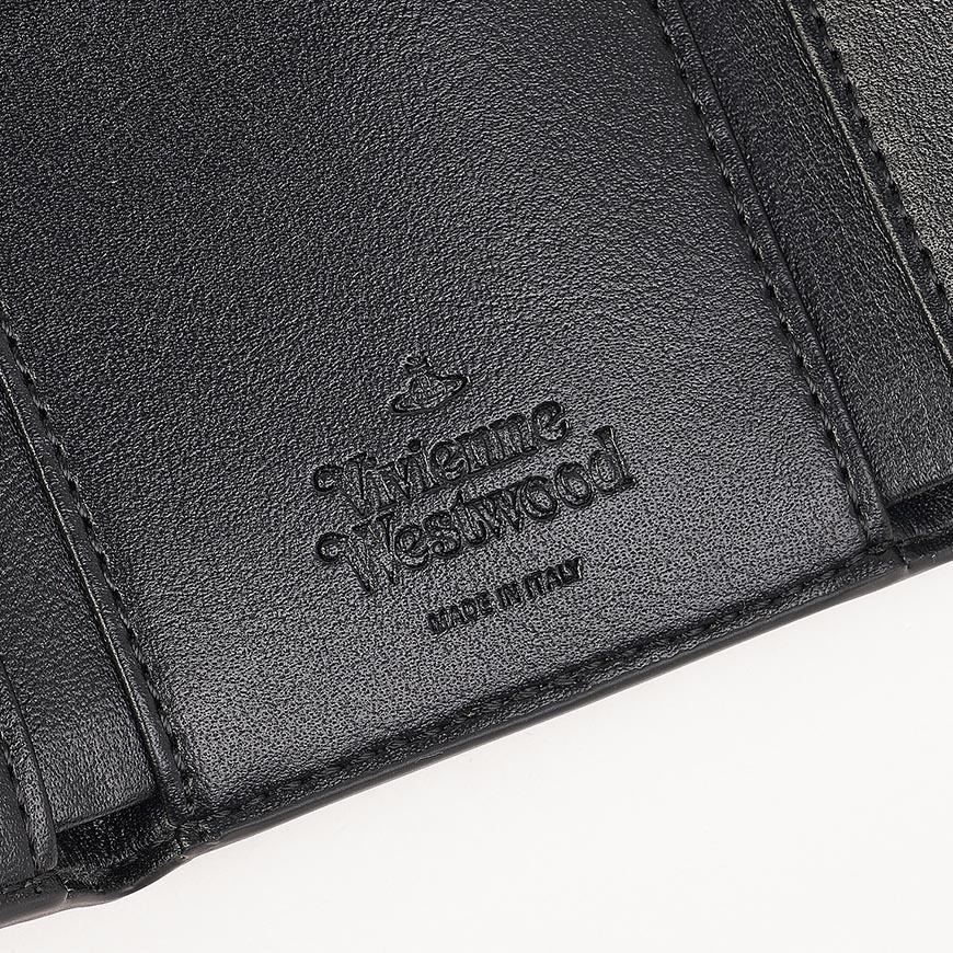Vivienne Westwood Small Flap Purse Women’s Compact Wallet Black