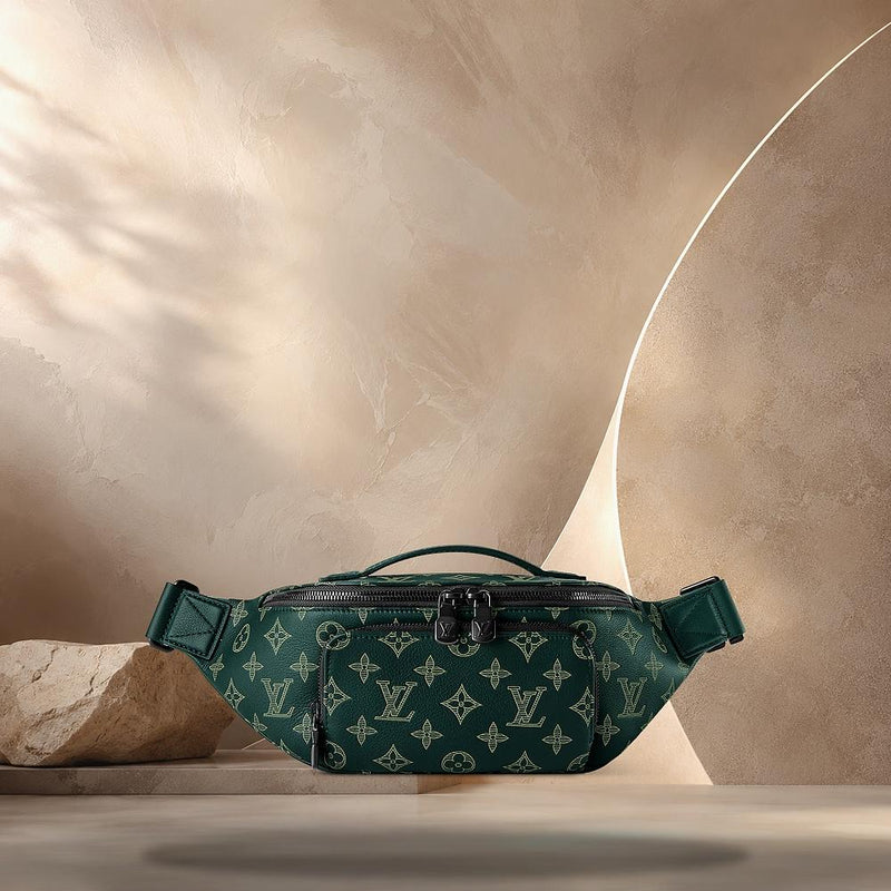 Louis Vuitton Forest Green Rush Bum Bag Tote M27153