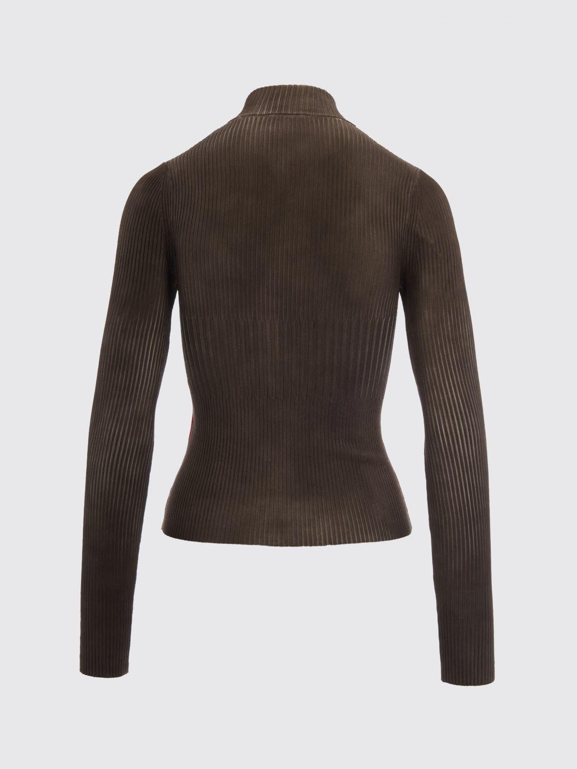 DIESEL Black Knit Zip-Up Sweater