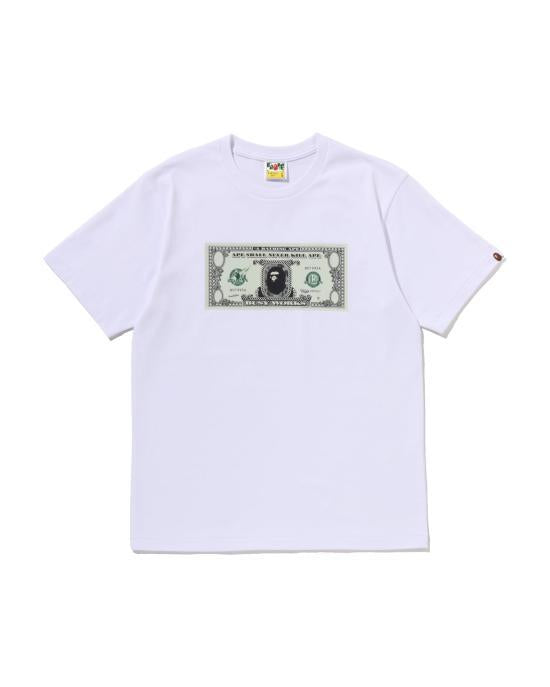 BAPE White Short Sleeve T-Shirt 001TEM301306MWHT