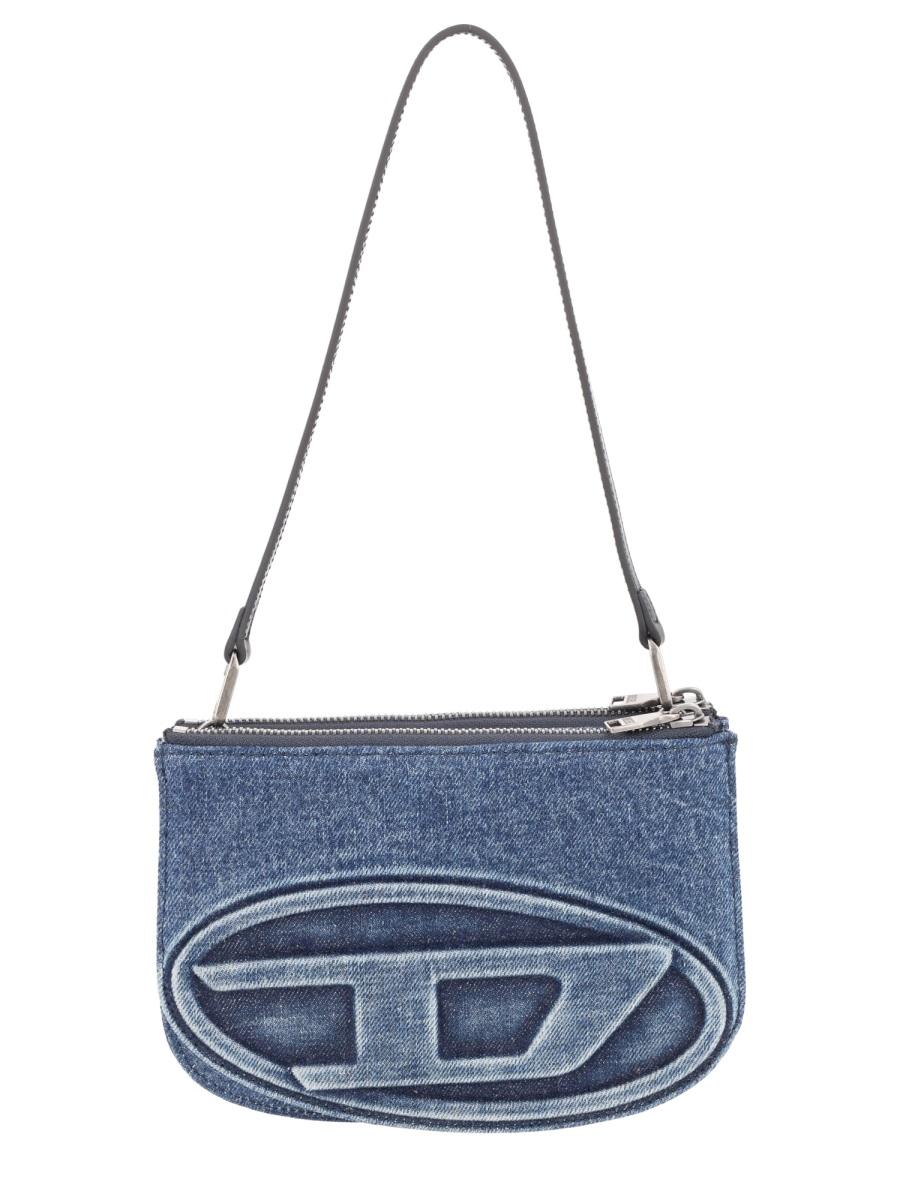 DIESEL Black Leather Shoulder Bag